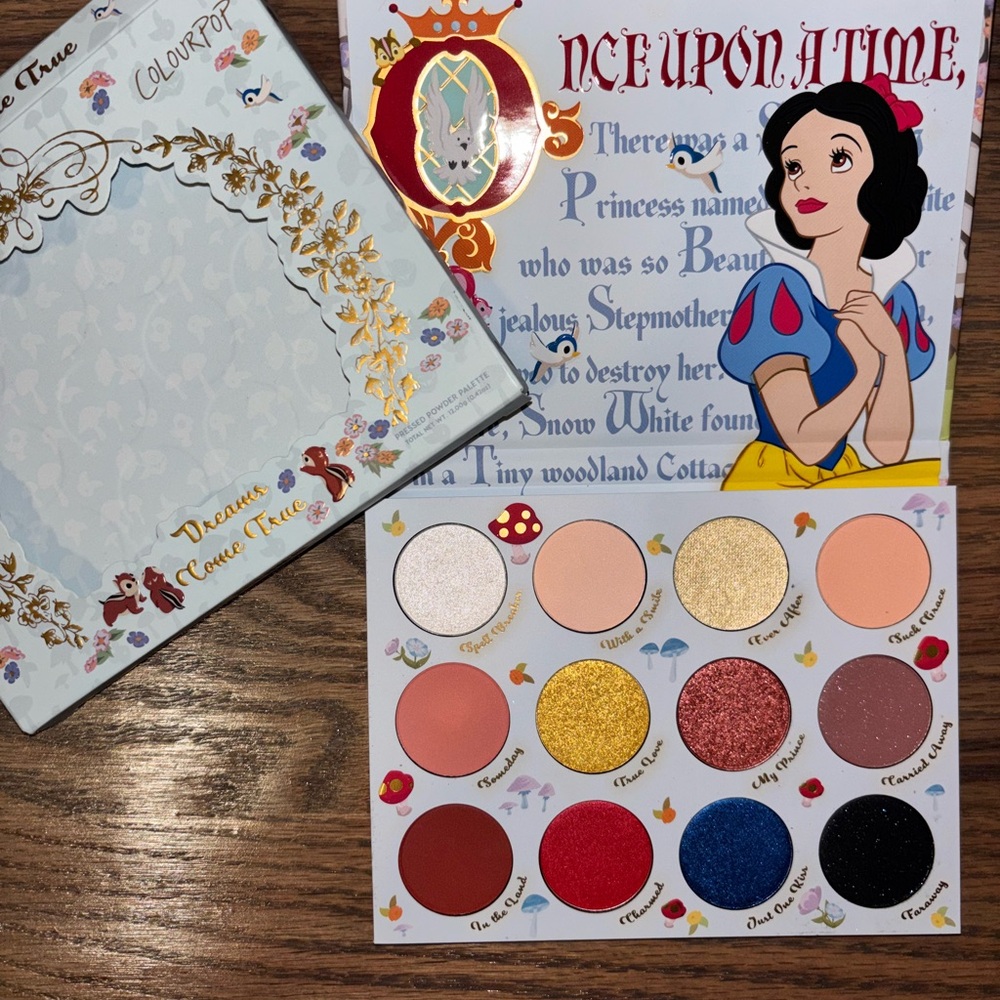 Brand new Snow White ColourPop Eyeshadow Palette